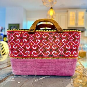 VINTAGE kilim hand bag